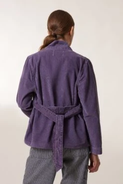 LEON & HARPER Kimono Verti PLN -LEON & HARPER Shop KIMONO VERTI PLN PURPLE 3