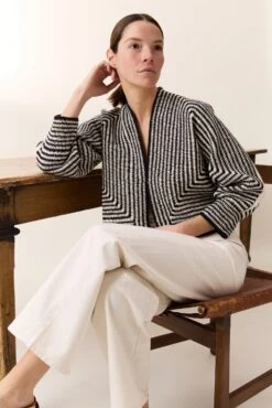 LEON & HARPER Cardigan Marvela Strp