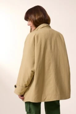 LEON & HARPER Manteau Viktor PLN -LEON & HARPER Shop MANTEAU VIKTOR PLN CARAMEL 3