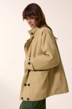 LEON & HARPER Manteau Viktor PLN -LEON & HARPER Shop MANTEAU VIKTOR PLN CARAMEL 6