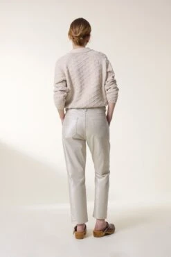 LEON & HARPER Pantalon Edgara Dulce -LEON & HARPER Shop PANTALON EDGARA DULCE SILVER 3