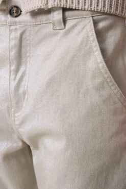 LEON & HARPER Pantalon Edgara Dulce -LEON & HARPER Shop PANTALON EDGARA DULCE SILVER 4