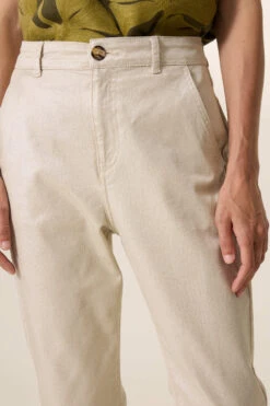 LEON & HARPER Pantalon Edgara DULC -LEON & HARPER Shop PANTALON EDGARA DULC SILVER 4