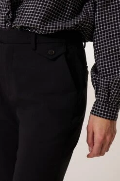 LEON & HARPER Pantalon Palmoro PLN -LEON & HARPER Shop PANTALON PALMORO PLN BLACK 4