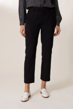 LEON & HARPER Pantalon Palmoro PLN -LEON & HARPER Shop PANTALON PALMORO PLN BLACK 5