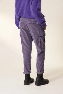 LEON & HARPER Pantalon Perel PL -LEON & HARPER Shop PANTALON PEREL PL PURPLE 3