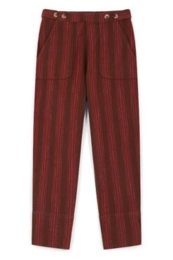 LEON & HARPER Pantalon Perla Matelas -LEON & HARPER Shop PANTALON PERLA MATELAS BROWN 10
