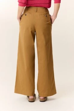 LEON & HARPER Pantalon Pippa Plain -LEON & HARPER Shop PANTALON PIPPA PLAIN BEIGE 3