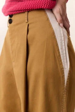 LEON & HARPER Pantalon Pippa Plain -LEON & HARPER Shop PANTALON PIPPA PLAIN BEIGE 4