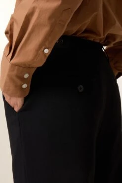 LEON & HARPER Pantalon Placebo PLN -LEON & HARPER Shop PANTALON PLACEBO PLN BLACK 4