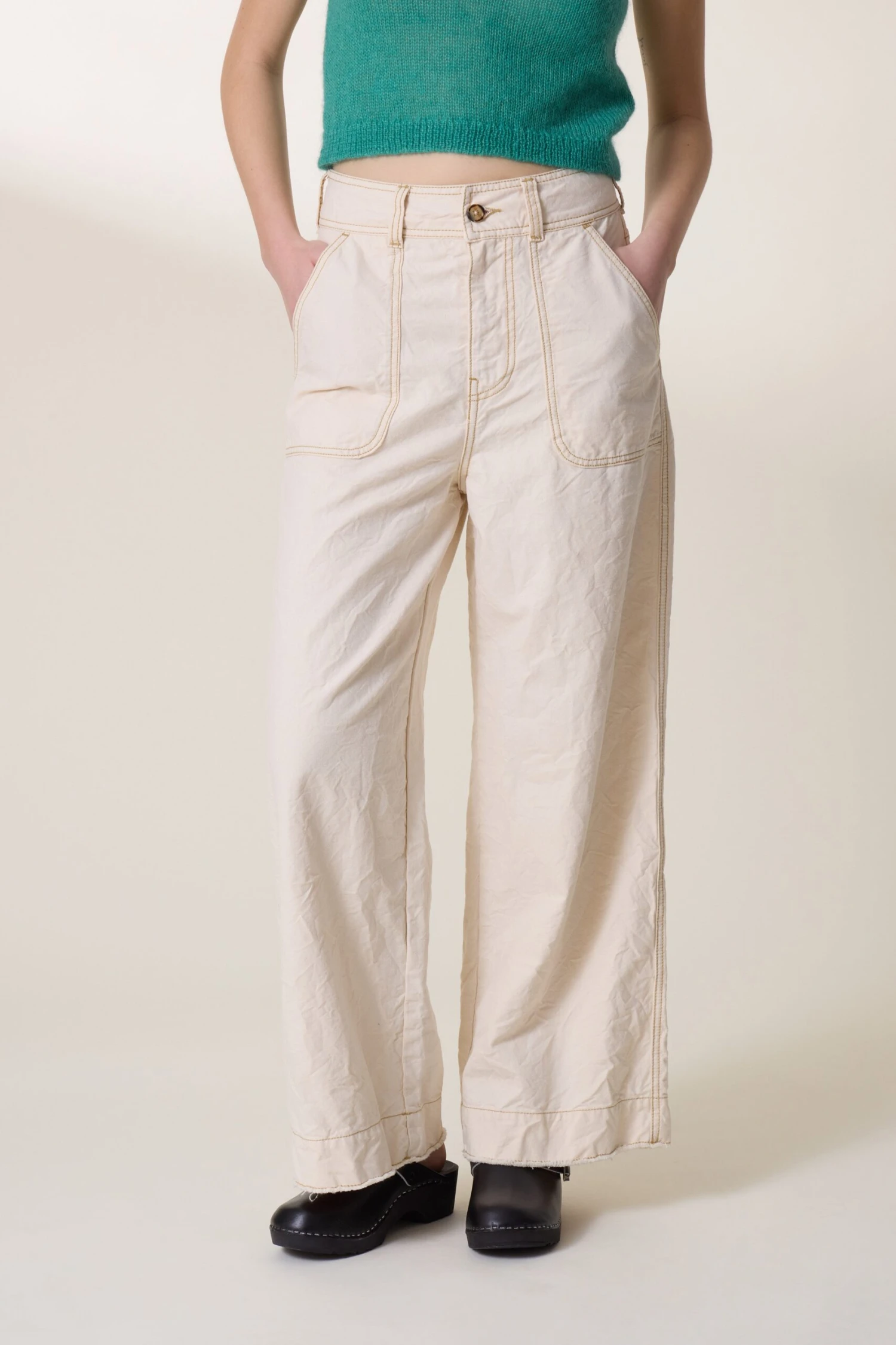 LEON & HARPER Pantalon Prag Plain 3 LEON & HARPER Pantalon Prag Plain - Image 3