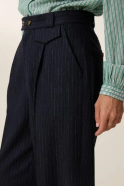 LEON & HARPER Pantalon Pummy Stripe 9 LEON & HARPER Pantalon Pummy Stripe -LEON & HARPER Shop PANTALON PUMMY STRIPE BLACKSTRIPE 4