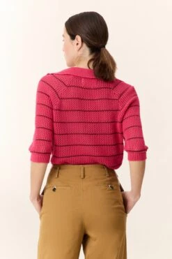 LEON & HARPER Polo Make Strp -LEON & HARPER Shop POLO MAKE STRP PINK 3