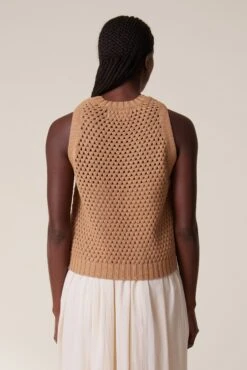 LEON & HARPER Pull Maaike Plain -LEON & HARPER Shop PULL MAAIKE PLAIN OATMEAL 3