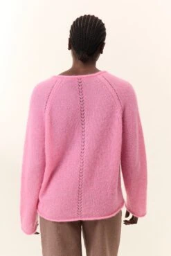 LEON & HARPER Pull Margarit Plain -LEON & HARPER Shop PULL MARGARIT PLAIN PINK 3