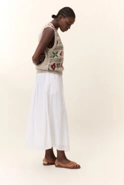 LEON & HARPER Pull Mundo Flower -LEON & HARPER Shop PULL MUNDO FLOWER BEIGE 7 e269de93 1abd 4baa 9134 4e806e49860e