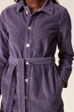 LEON & HARPER Robe Regna PL3 -LEON & HARPER Shop ROBE REGNA PL3 PURPLE 5