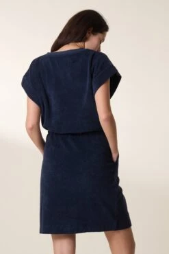 LEON & HARPER Robe Rei Plain -LEON & HARPER Shop ROBE REI PLAIN CARBONE 3