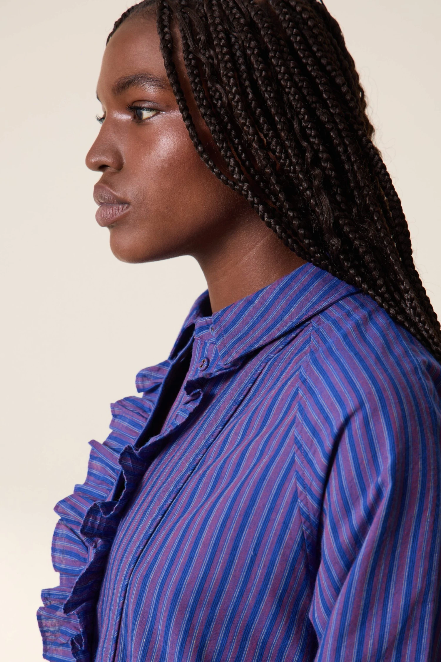 LEON & HARPER Robe Renna Stripe 2 LEON & HARPER Robe Renna Stripe - Image 2