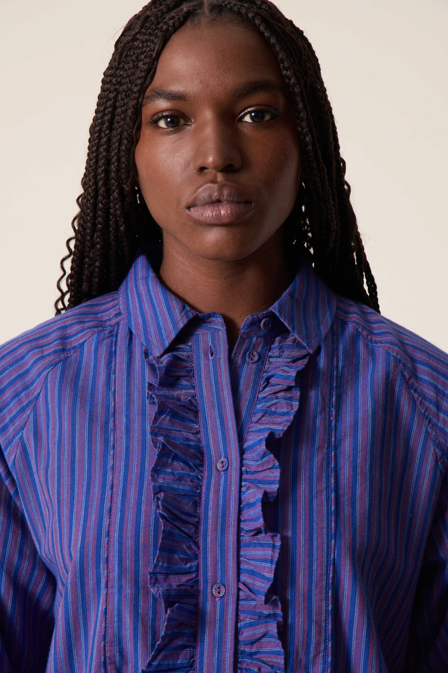 LEON & HARPER Robe Renna Stripe 5 LEON & HARPER Robe Renna Stripe - Image 5