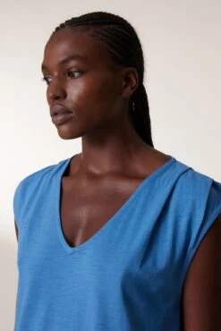 LEON & HARPER Robe Requin1 Plain -LEON & HARPER Shop ROBE REQUIN1 PLAIN SEA 4