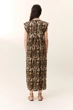 LEON & HARPER Robe Richard Savane -LEON & HARPER Shop ROBE RICHARD SAVANE BEIGE 3