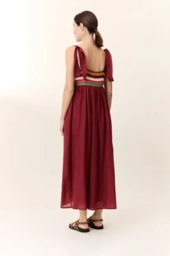 LEON & HARPER Robe Ricq Crochet -LEON & HARPER Shop ROBE RICQ CROCHET TOMATO 3