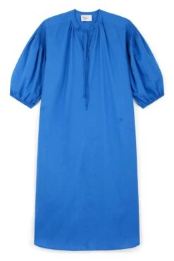 LEON & HARPER Robe Rire Plain -LEON & HARPER Shop ROBE RIRE PLAIN OCEAN 10