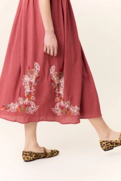 LEON & HARPER Robe Risu Pearl -LEON & HARPER Shop ROBE RISU PEARL TOMATO 6