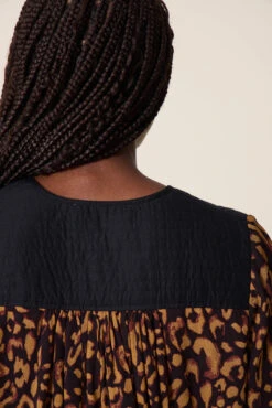 LEON & HARPER Robe Roni Leo -LEON & HARPER Shop ROBE RONI LEO BEIGE 6