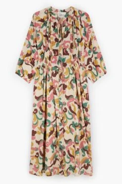 LEON & HARPER Robe Roudy Patch -LEON & HARPER Shop ROBE ROUDY PATCH VANILLA 10