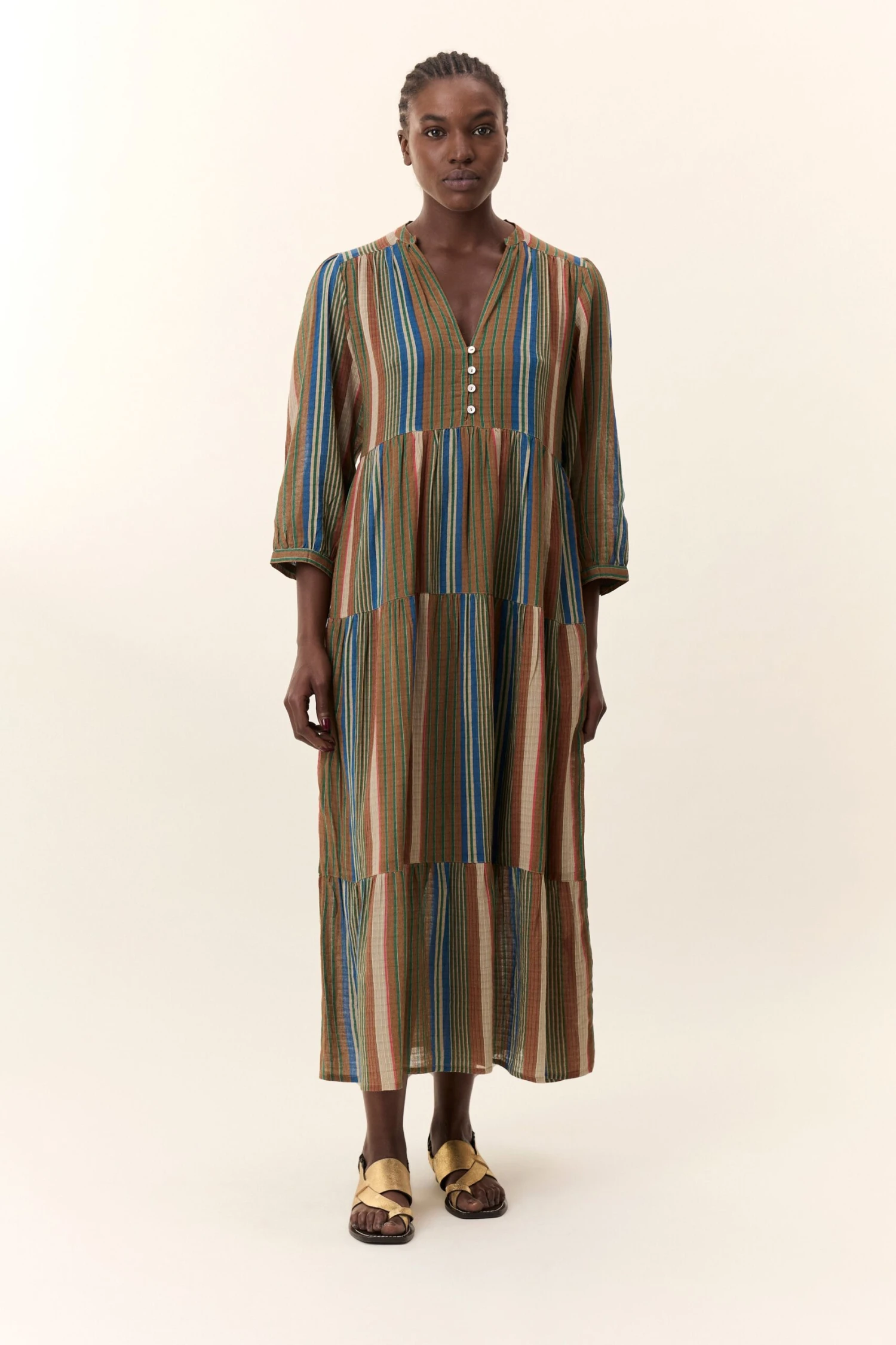 LEON & HARPER Robe Rozela Strp 2 LEON & HARPER Robe Rozela Strp - Image 2