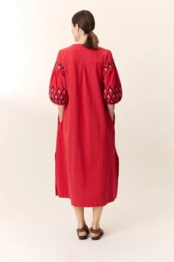 LEON & HARPER Robe Rudo Alpha -LEON & HARPER Shop ROBE RUDO ALPHA RED 3