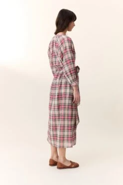 LEON & HARPER Robe Runa Crx -LEON & HARPER Shop ROBE RUNA CRX PINK 3