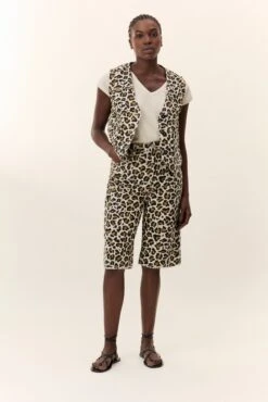 LEON & HARPER Short Franky Leo 11 LEON & HARPER Short Franky Leo -LEON & HARPER Shop SHORT FRANKY LEO BEIGE 6