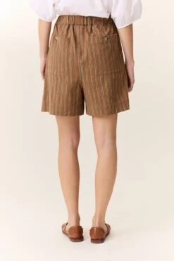 LEON & HARPER Short Quasar Strp -LEON & HARPER Shop SHORT QUASAR STRP BROWN 3