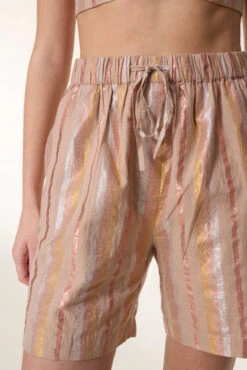 LEON & HARPER Short Quincy Shiny -LEON & HARPER Shop SHORT QUINCY SHINY POWDER 4