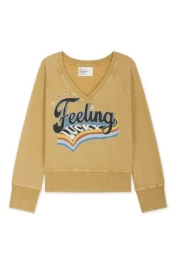 LEON & HARPER Sweat Shavi Lucky -LEON & HARPER Shop SWEAT SHAVI LUCKY BEIGE 10