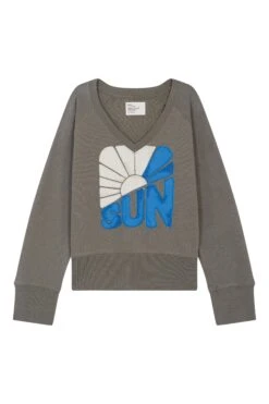 LEON & HARPER Sweat Shavi Sun -LEON & HARPER Shop SWEAT SHAVI SUN CARBONE 10