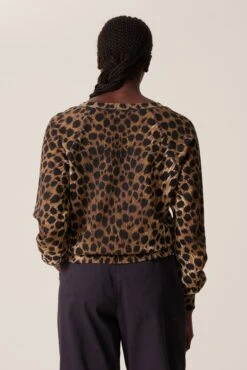 LEON & HARPER Sweat Shiva Pnthr -LEON & HARPER Shop SWEAT SHIVA PNTHR BEIGE 3