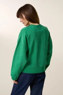 LEON & HARPER Sweat Siena Stone -LEON & HARPER Shop SWEAT SIENA STONE GREEN 3