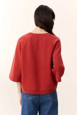 LEON & HARPER Sweat Solo Perfect 7 LEON & HARPER Sweat Solo Perfect -LEON & HARPER Shop SWEAT SOLO PERFECT TOMATO 3