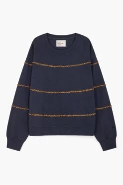 LEON & HARPER Sweat Sortie River 11 LEON & HARPER Sweat Sortie River -LEON & HARPER Shop SWEAT SORTIE RIVER CARBONE 10