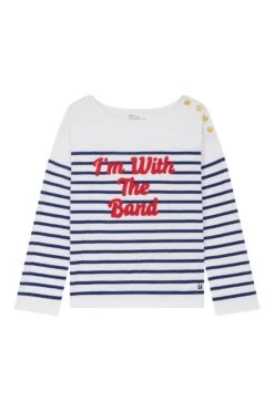 LEON & HARPER T-shirt Thilla Band 9 LEON & HARPER T-shirt Thilla Band -LEON & HARPER Shop T SHIRT THILLA BAND WHITE 10