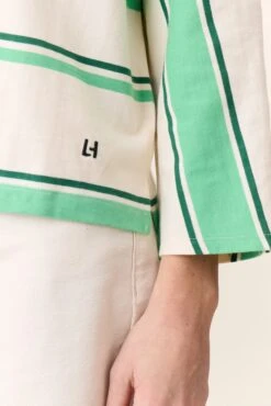 LEON & HARPER T-shirt Tigy Sea -LEON & HARPER Shop T SHIRT TIGY SEA GREEN 4