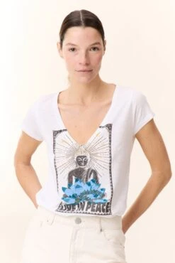 LEON & HARPER T-shirt Tonton Yoga 8 LEON & HARPER T-shirt Tonton Yoga -LEON & HARPER Shop T SHIRT TONTON YOGA WHITE 4