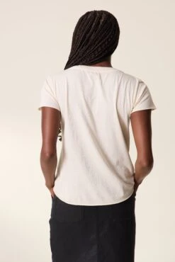 LEON & HARPER T-shirt Toro Strass 2 -LEON & HARPER Shop T SHIRT TORO STRASS 2 OFF WHITE 3