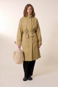 LEON & HARPER Trench Victorine PLN 10 LEON & HARPER Trench Victorine PLN -LEON & HARPER Shop TRENCH VICTORINE PLN CARAMEL 2