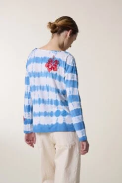 LEON & HARPER Tshirt Thilla Hawai -LEON & HARPER Shop TSHIRT THILLA HAWAI BLUE 3