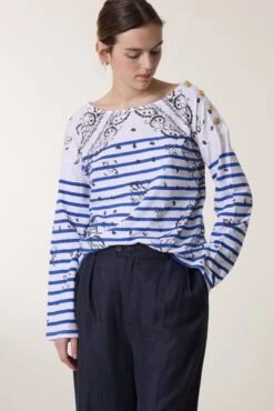 LEON & HARPER Tshirt Thilla Paisley